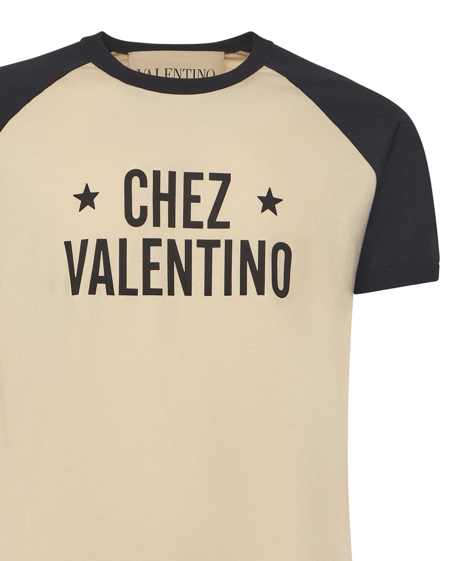 T-shirt con stampa Chez Valentino 7V3MG17D AYCQT3 VALENTINO GARAVANI 