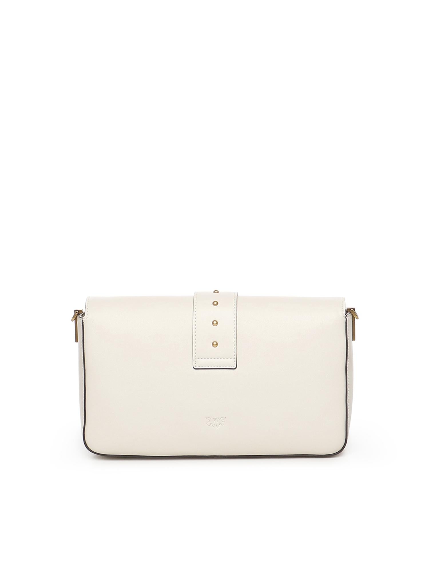 Borsa Love Bag One Slouchy in pelle<BR/> 105823 A0QOZ14Q PINKO 