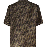 Camicia in seta FF jacquard FS0795 AKEEF1440 FENDI 