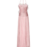 Abito Narcisa in seta IRS529NARCISASIL PINK SOFT IRIS SERBAN 