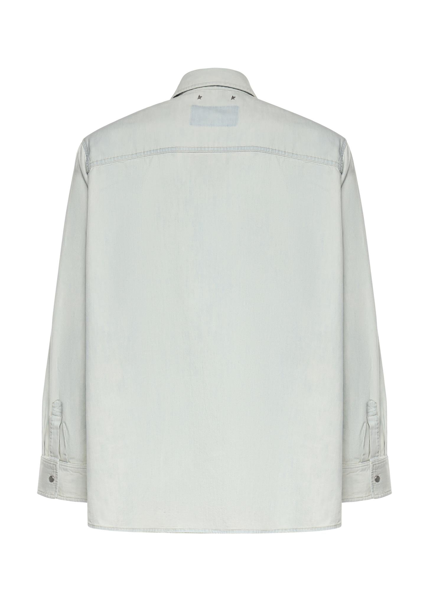 Overshirt in denim GMP02519 P00235950491 GOLDEN GOOSE 