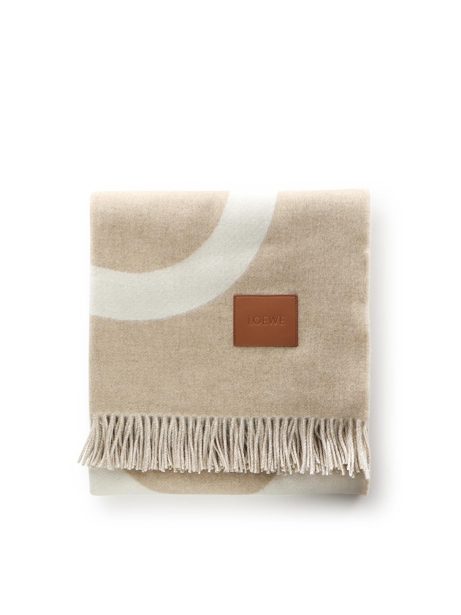 Coperta in lana e cashmere TSF3HM1W02 2692 LOEWE 