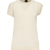 T-shirt con maniche asimmetriche e canotta abbinata 105152 A2LSZC1 PINKO 