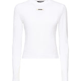 T-shirt in gros grain 24ETSW00155AJ00124 100 JACQUEMUS 