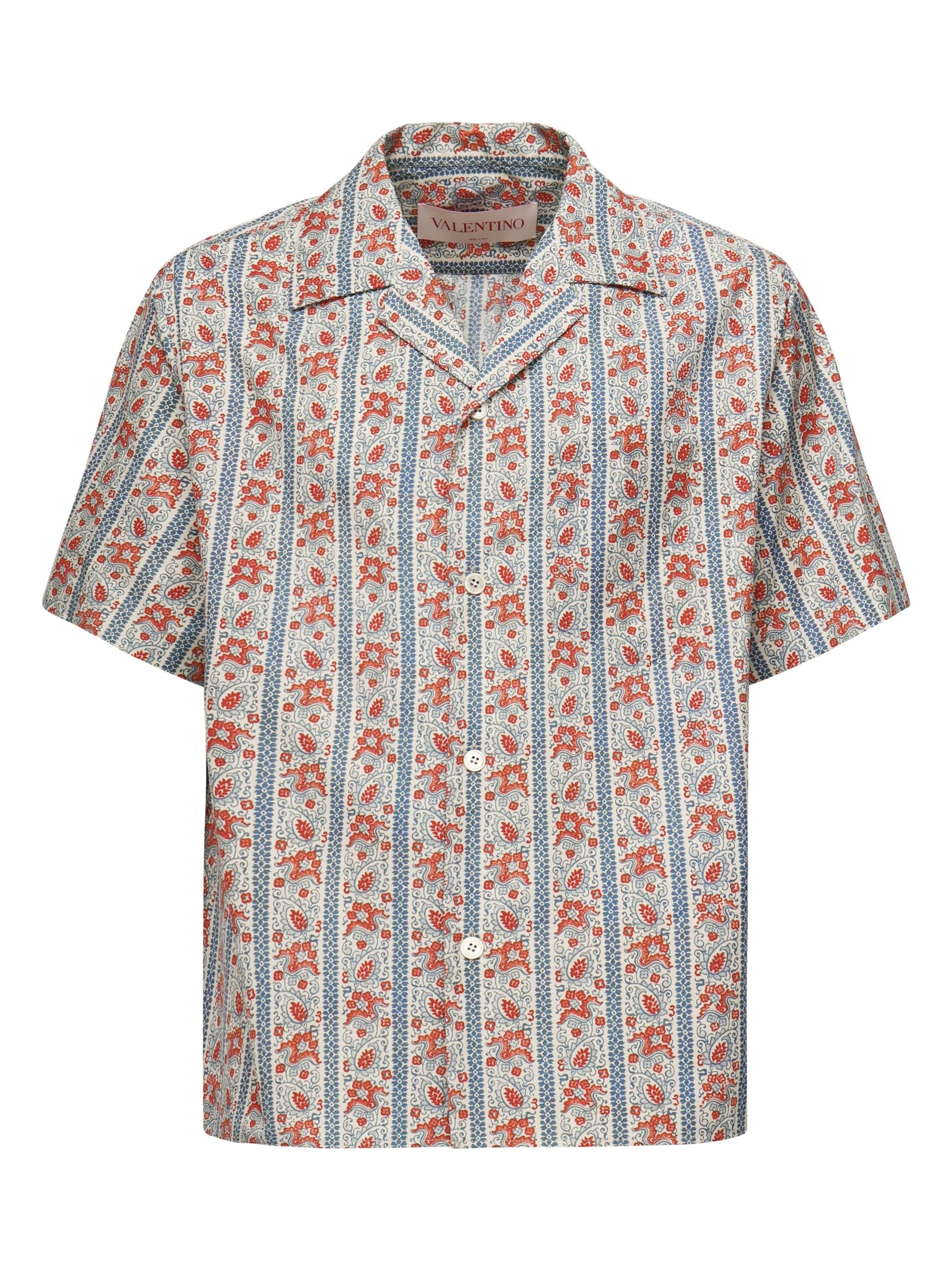 Camicia bowling con stampa paisley 6V3AA111 AS1QQX VALENTINO GARAVANI 
