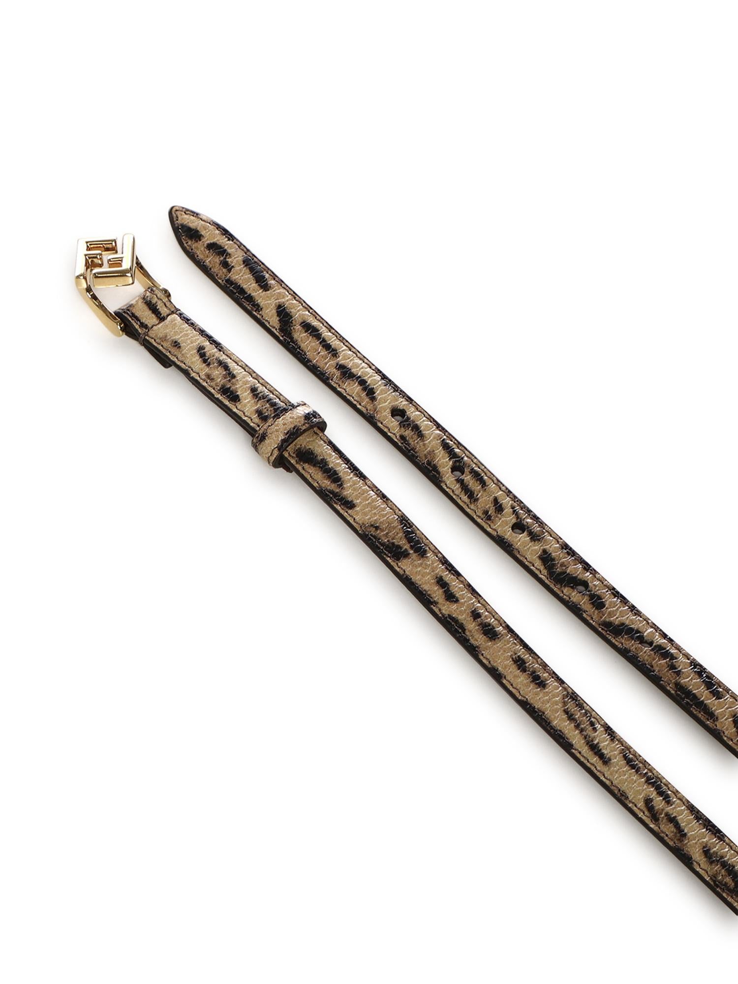 Cintura FF Diamonds in karung 8C0742 AV54F1N1S FENDI 