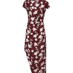 Abito asimmetrico con stampa floreale 114511 2934 ROTATE 