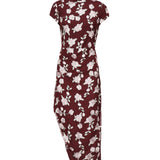 Abito asimmetrico con stampa floreale 114511 2934 ROTATE 