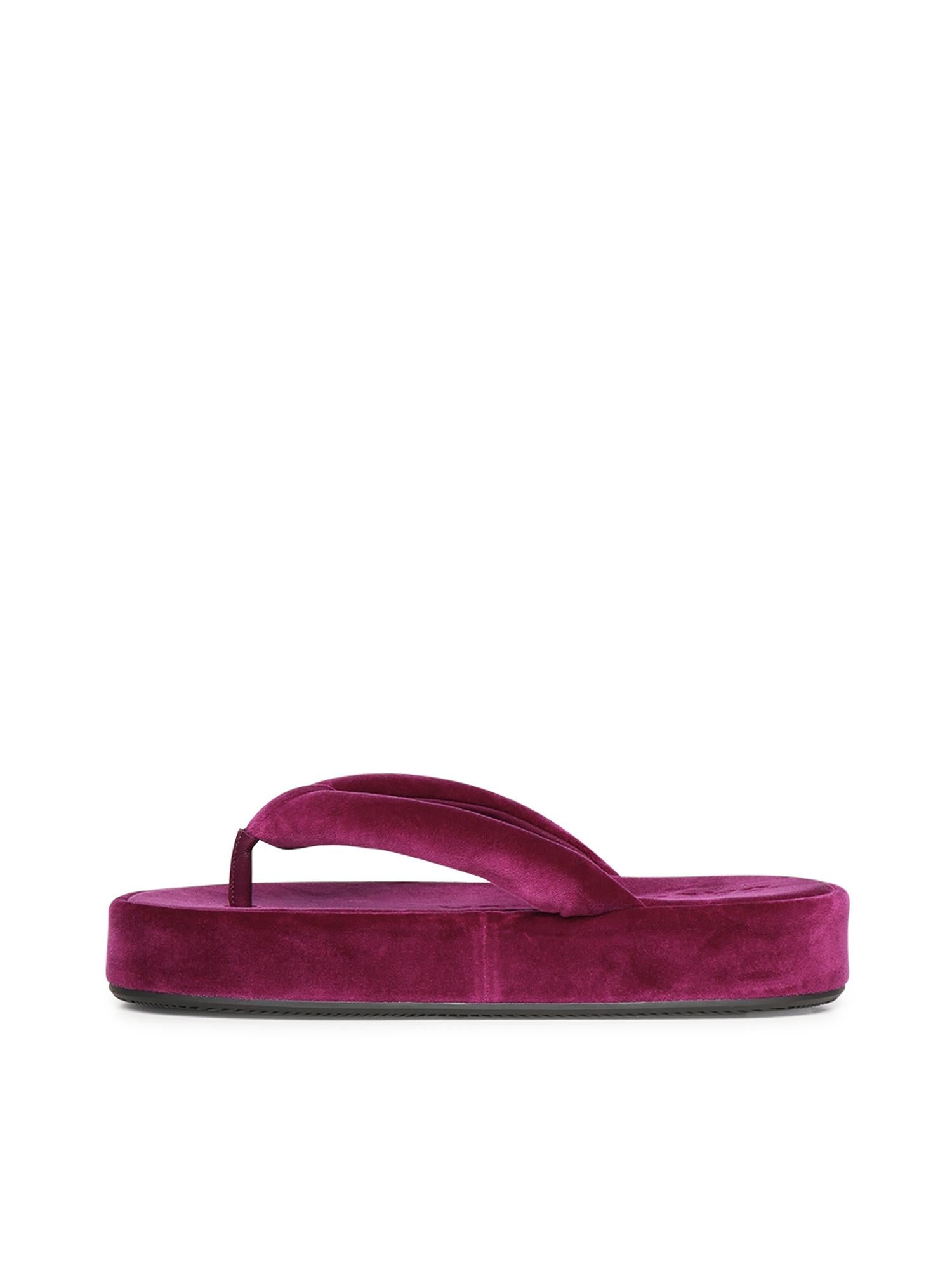 Infradito Jet Lag in velluto 869749 WCDQ05590 BALENCIAGA 