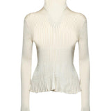 Maglia Plissé In Viscosa Leggera 715441 V2CX07112 BOTTEGA VENETA 