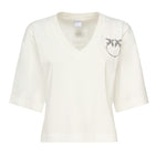 T-shirt Suez in cotone 104606 A2D0Z05 PINKO 