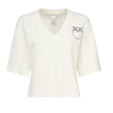 T-shirt Suez in cotone 104606 A2D0Z05 PINKO 