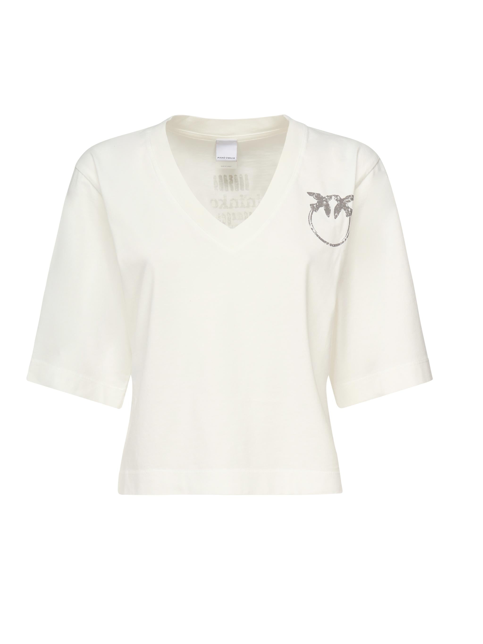 T-shirt Suez in cotone 104606 A2D0Z05 PINKO 