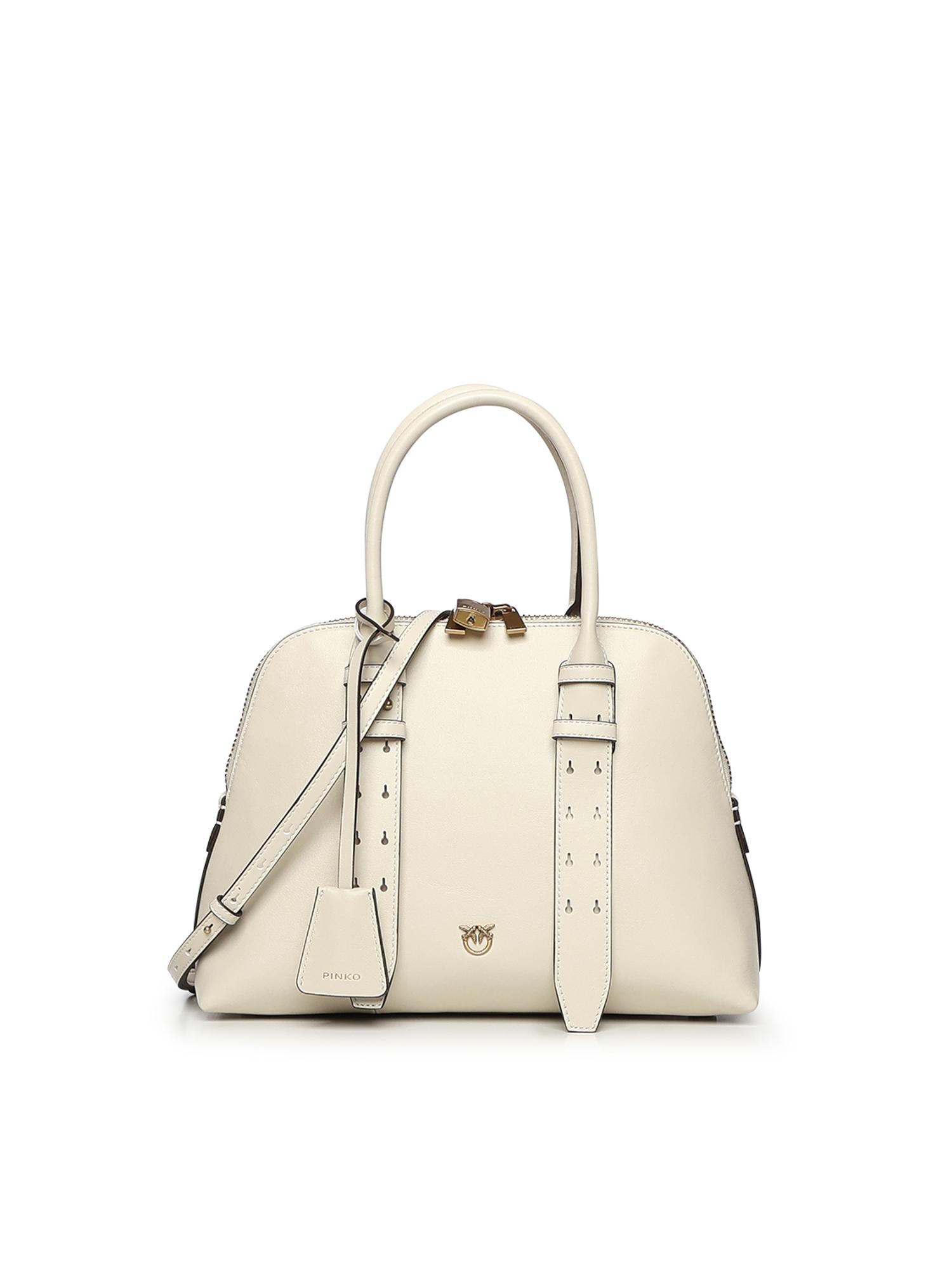 Borsa a mano media Escape Bag in pelle 105906 A0QOZ14Q PINKO 