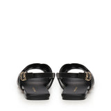Sandali in pelle IRENE SLING FLAT 40S5IRFP1L 001 MICHAEL MICHAEL KORS 