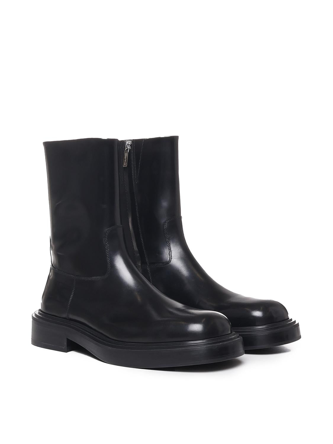 Stivali in pelle di vitello 021972 766208003 FERRAGAMO 