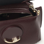 Borsa a mano Federica V small<BR/> 73BS9ER02 FEDERICA VBORDEAUX V° 73 