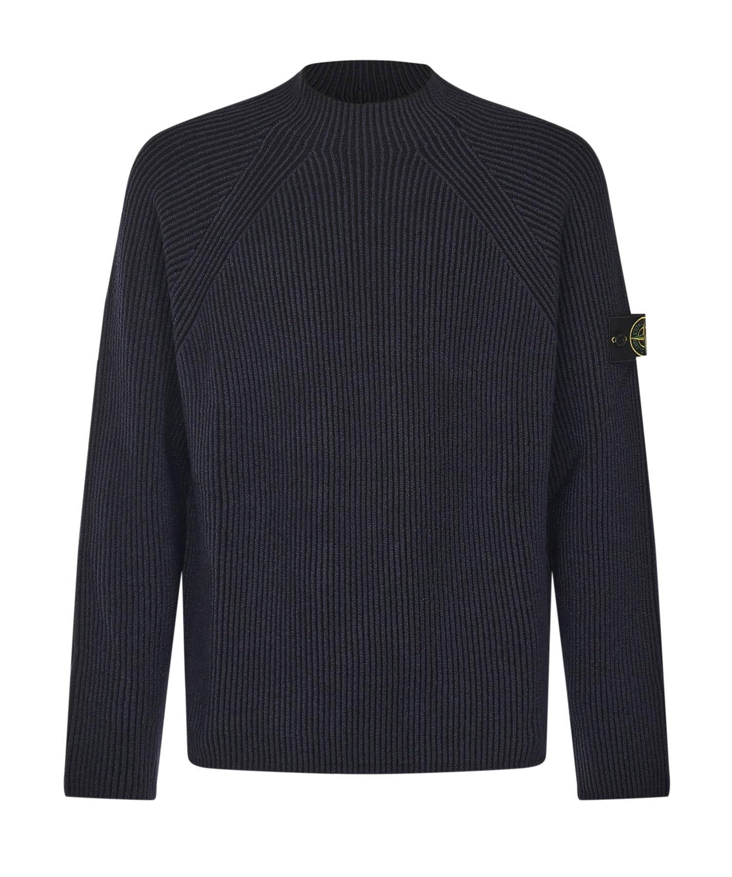 Maglione con texture a costine K2S155100023 S00L7V0020 STONE ISLAND 