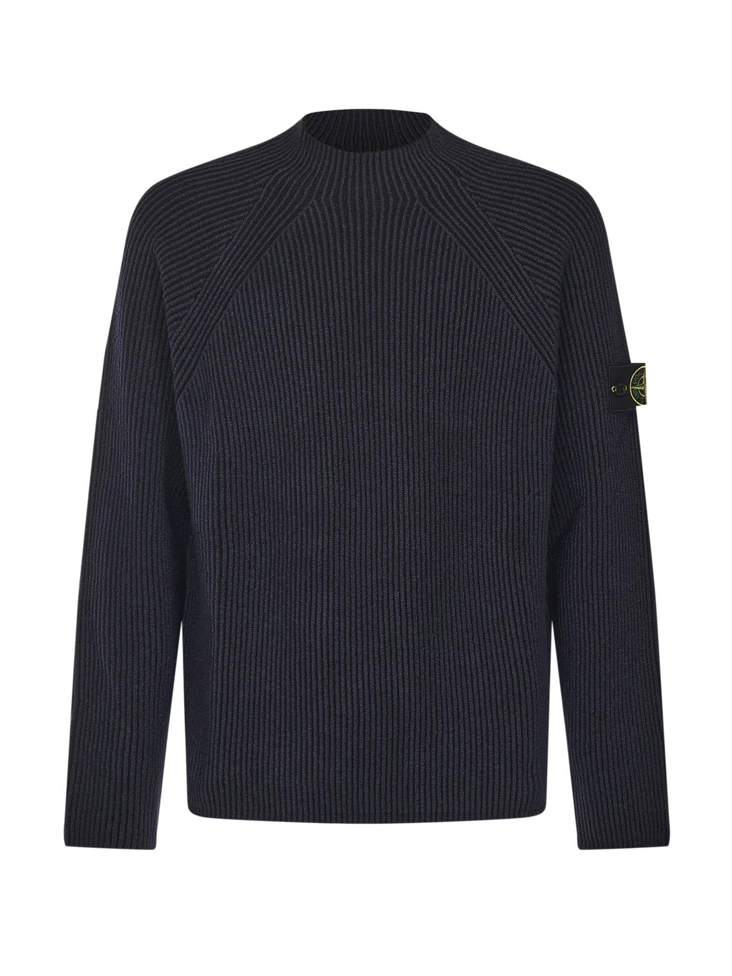 Maglione con texture a costine K2S155100023 S00L7V0020 STONE ISLAND 