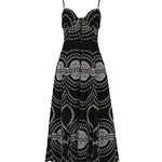 Vestito lungo Catta 254612 BLACK NELUM CHARO RUIZ 