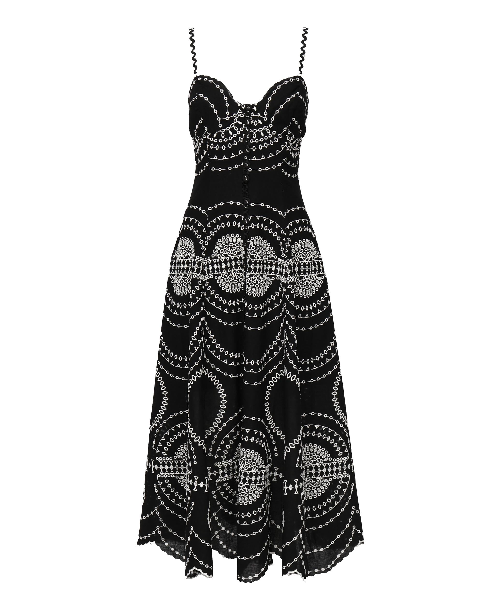 Vestito lungo Catta 254612 BLACK NELUM CHARO RUIZ 
