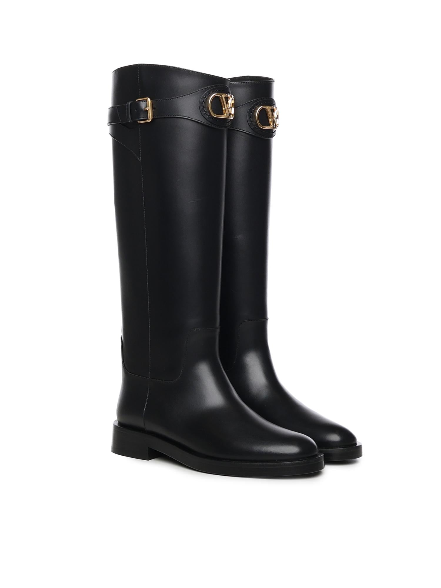 Stivale Vlogo Signature in vitello 7W2S0MT1 DSH0NO VALENTINO GARAVANI 