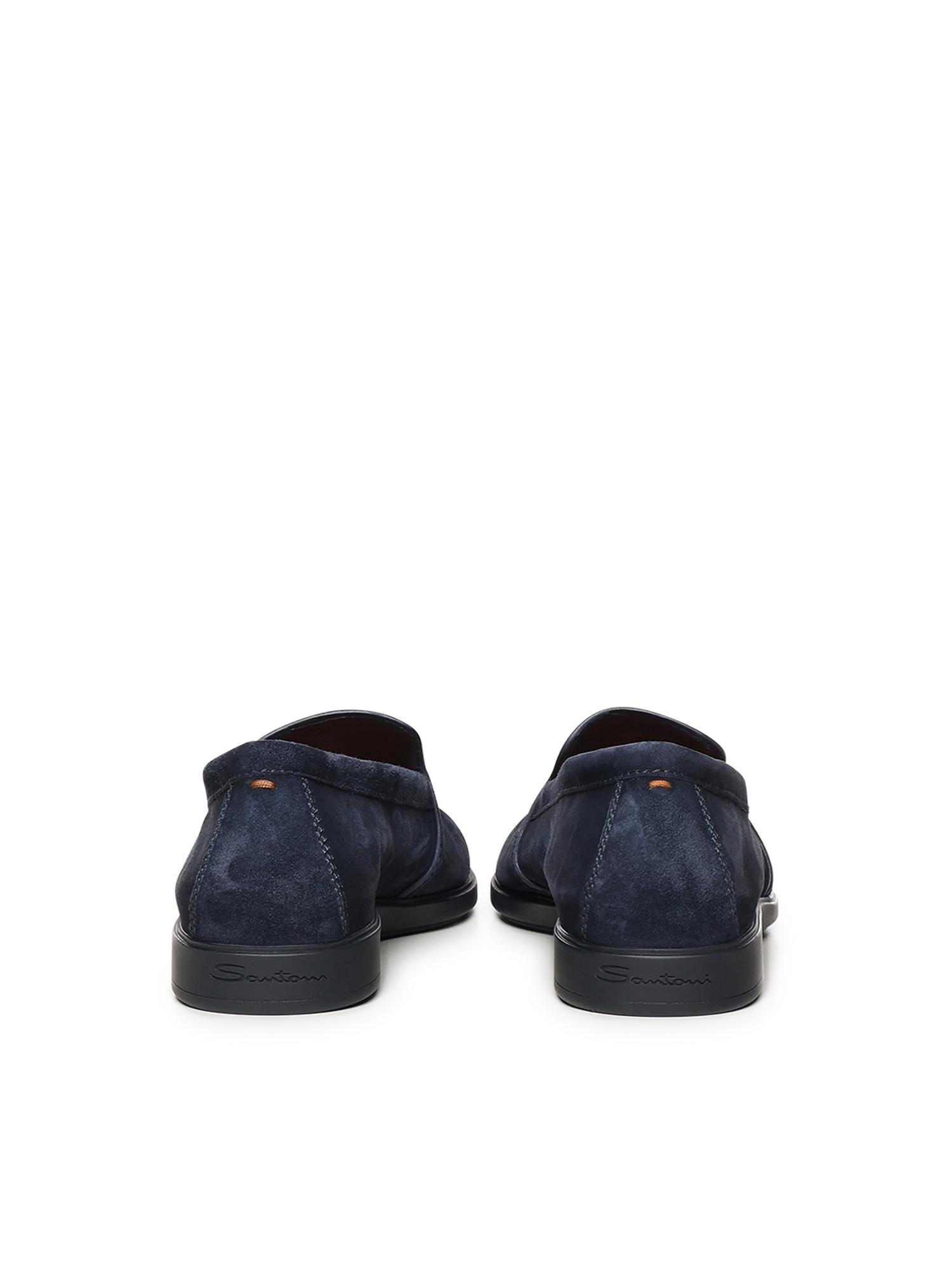 Mocassino in suede MGAR18829OOTS EAAU60 SANTONI 