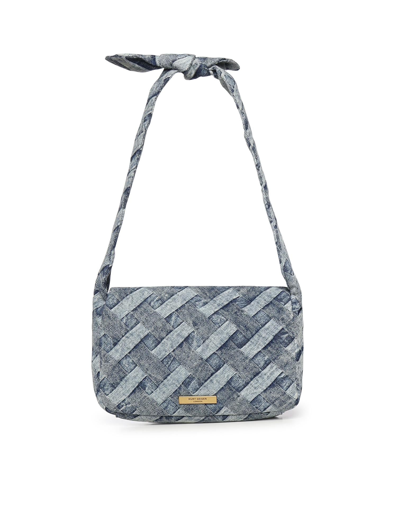 Borsa a spalla Kensington Knot 5586988669 DENIM/DENIM KURT GEIGER 