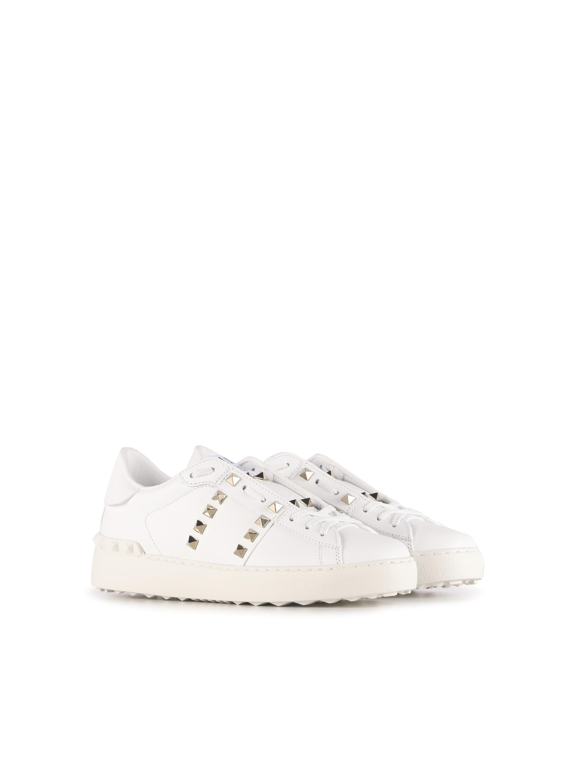 Sneaker Rockstud Untitled in vitello 8W2S0A01 BHS0BO VALENTINO GARAVANI 