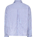 Camicia a righe con logo<BR/> SH005002 VU BONSAI 