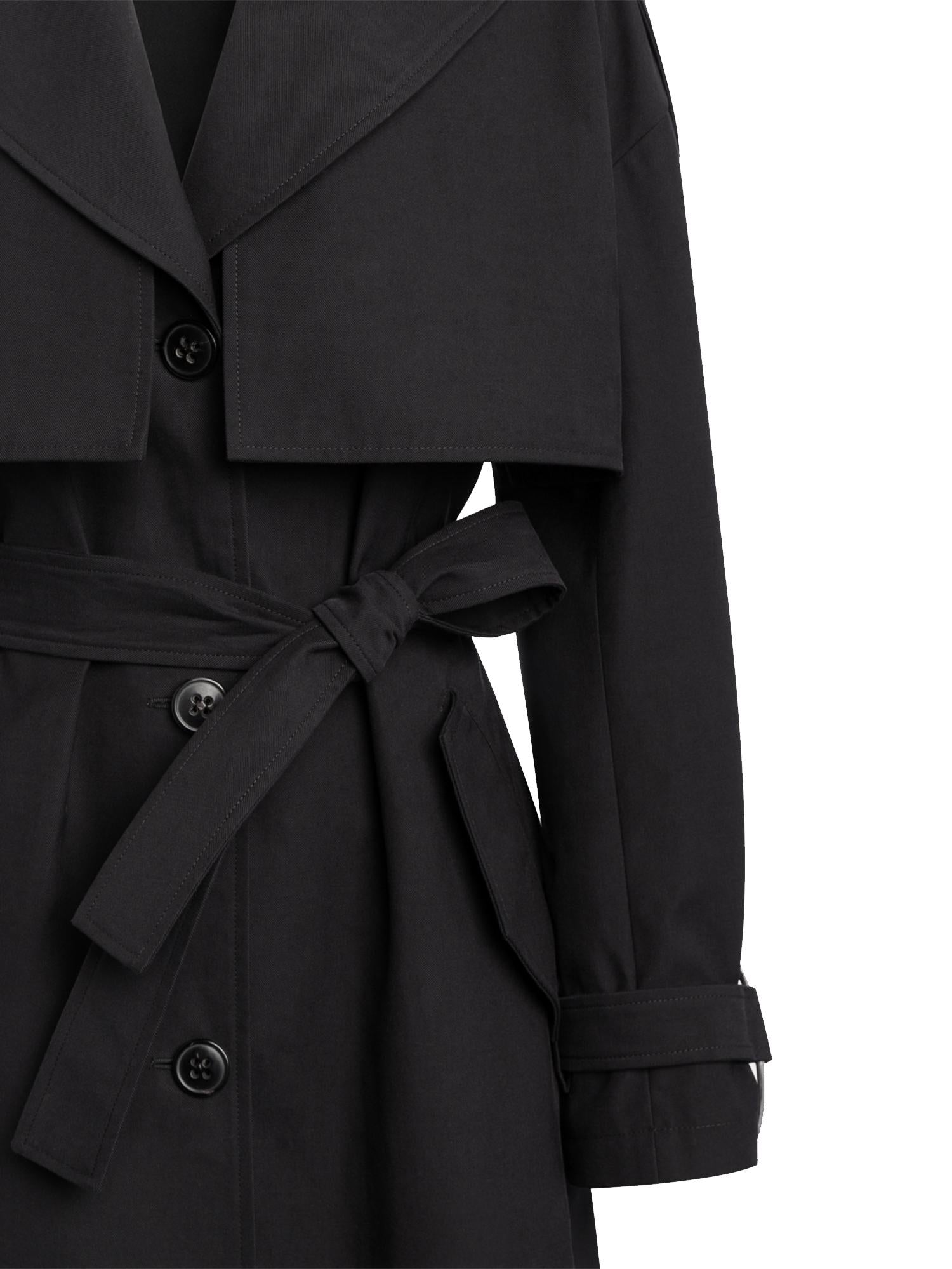 Trenchcoat in canvas DJ855 CF0204D999 DONDUP 