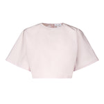 T-shirt in taffetà AA9H1193W039A 416 ALAIA 