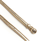 Cintura sottile in pelle bottalata laminata 105481 A2WDZZLQ PINKO 