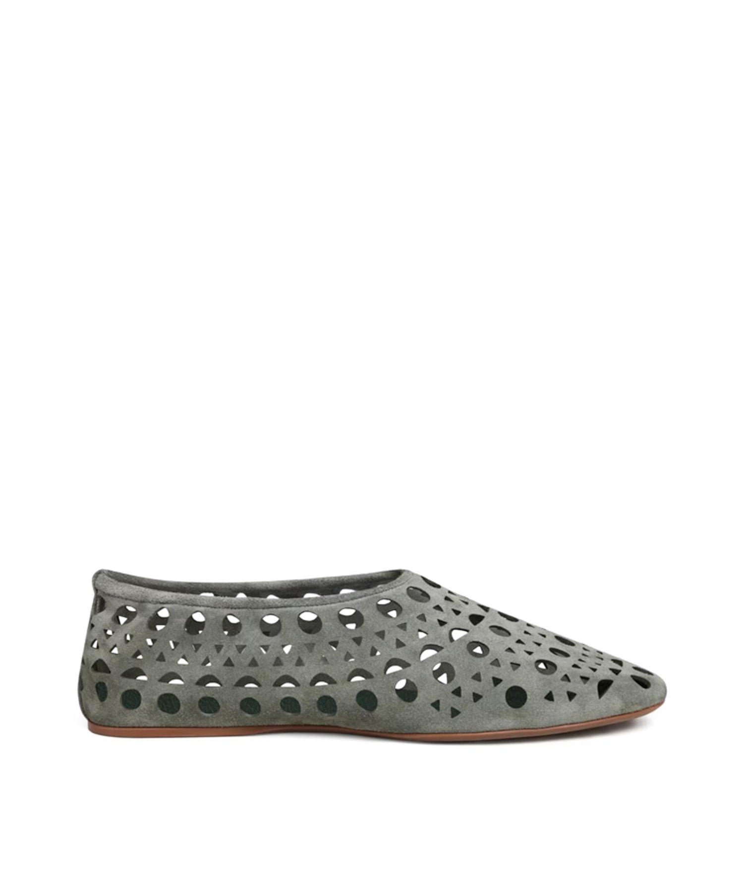 Slippers Vienne in pelle scamosciata AA3A1039I236 U24 ALAIA 
