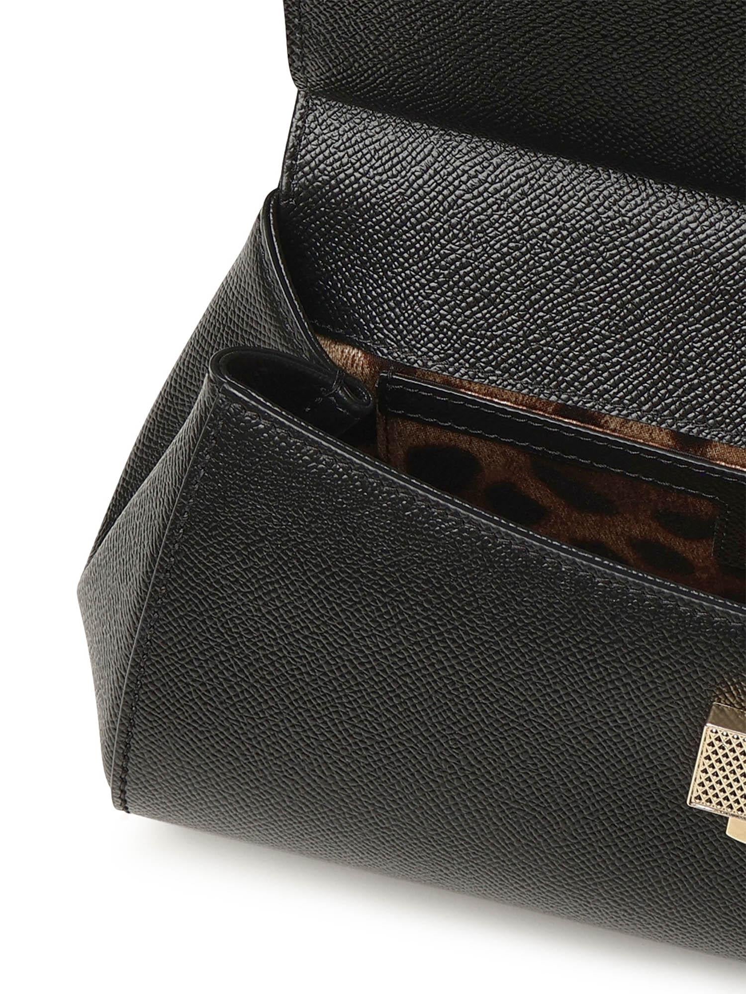 Borsa a mano Sicily media in pelle BB7652 B100180999 DOLCE & GABBANA 