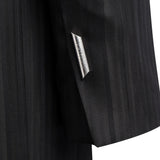 Miniabito robe-manteau in gessato lana e viscosa DA574 EFE166D999 DONDUP 