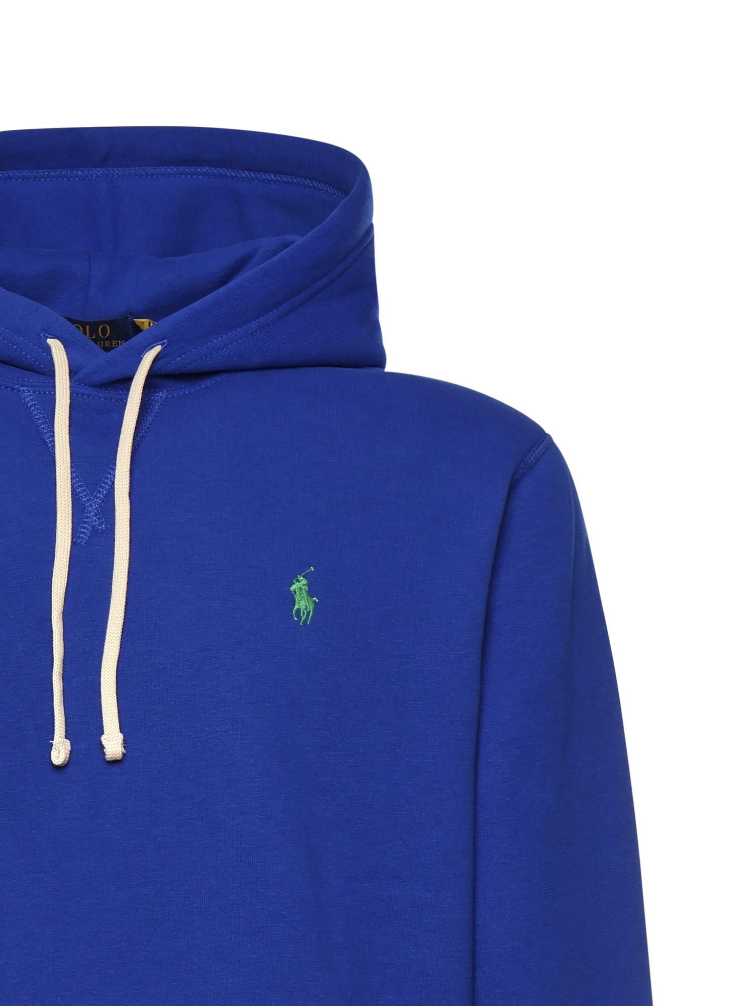 Felpa in misto cotone con cappuccio 710766778 501 POLO RALPH LAUREN 