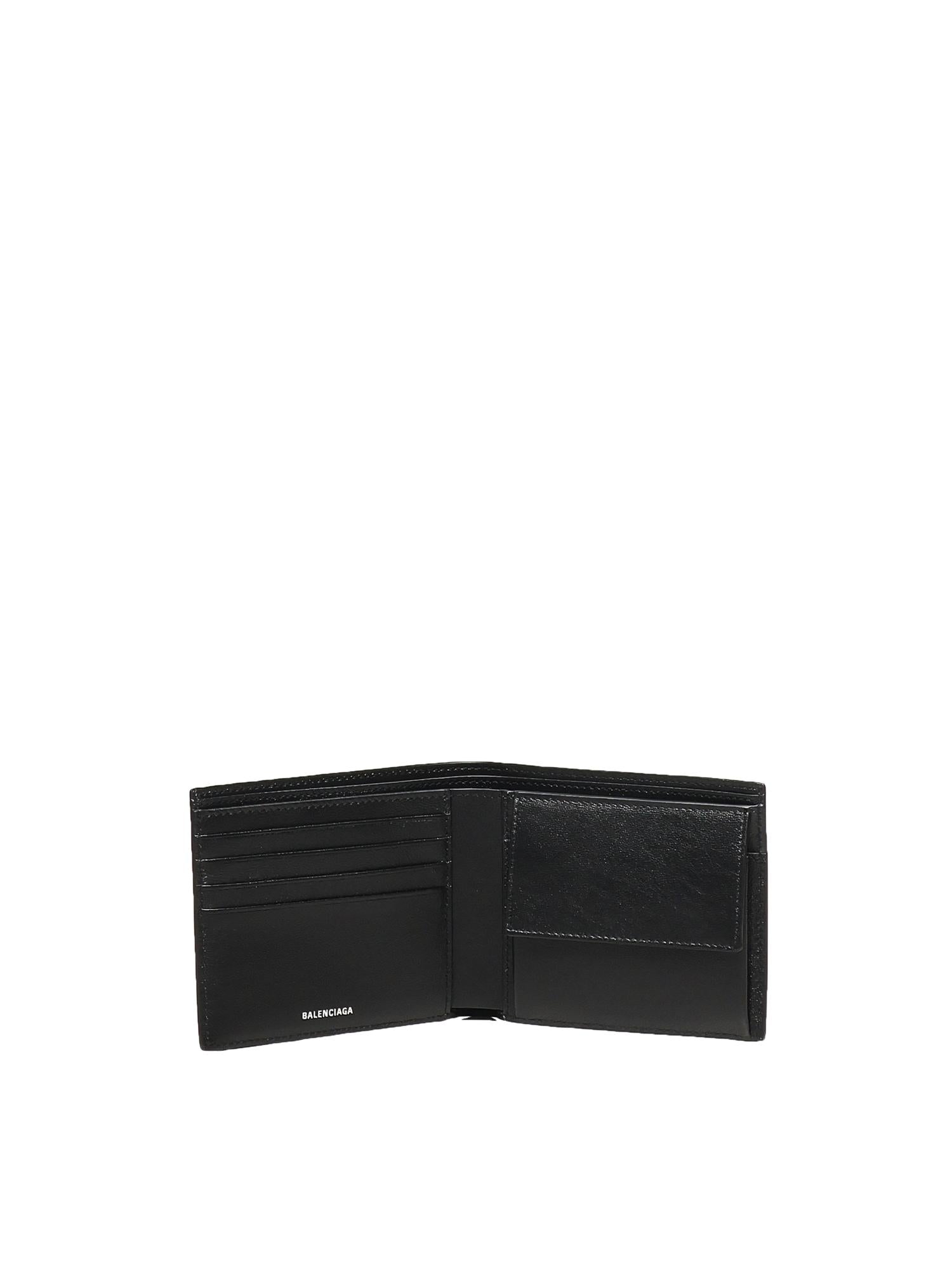 Portafoglio pieghevole quadrato credit 811910 2ABV01000 BALENCIAGA 