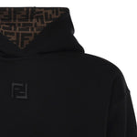 Felpa in cotone con logo FY1143 ATL9F0QA1 FENDI 