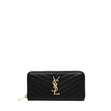 Portafoglio Cassandre in pelle matelassé 358094 B0W011000 SAINT LAURENT 