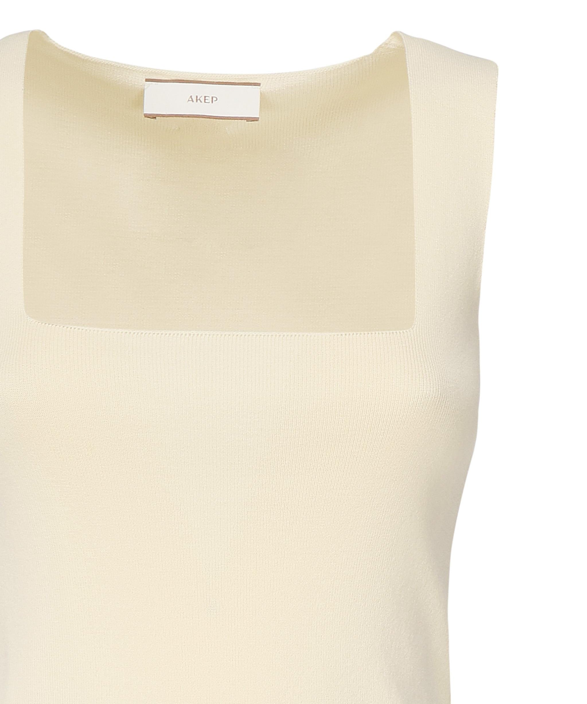 Canotta in maglia con scollo quadrato CNKD09014  INSPIRED BY AKEP 