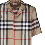 Camicia bowling in twill di seta 8050279 A7028 BURBERRY 