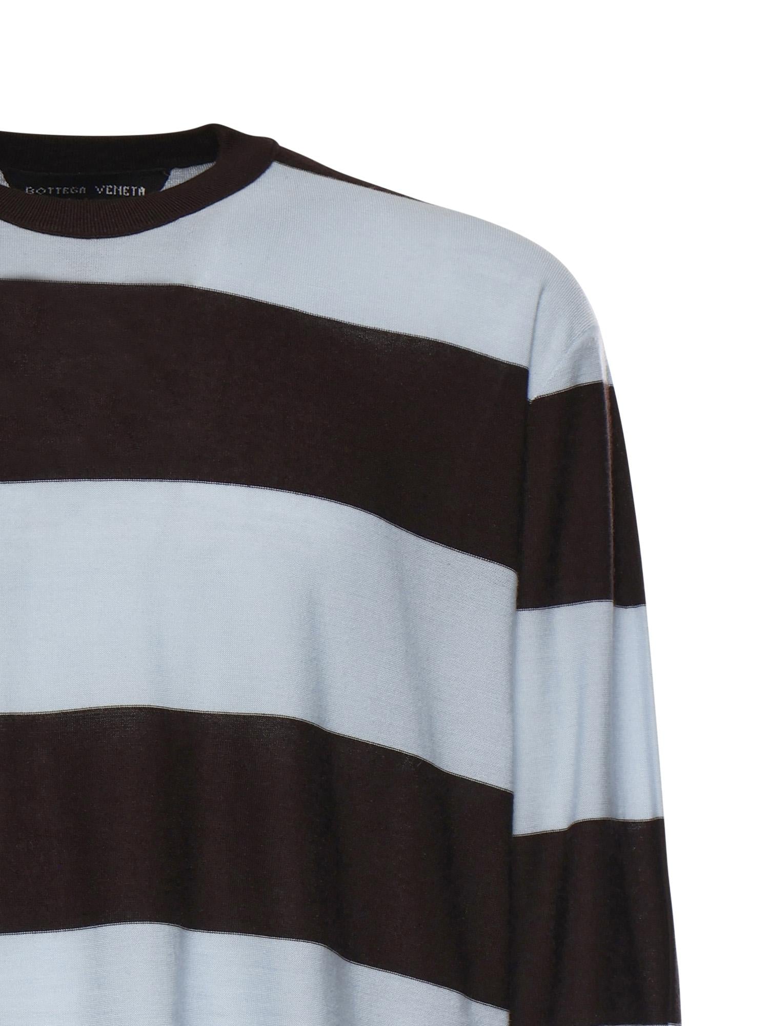 Maglia a righe in cashmere 861285 V4B702611 BOTTEGA VENETA 