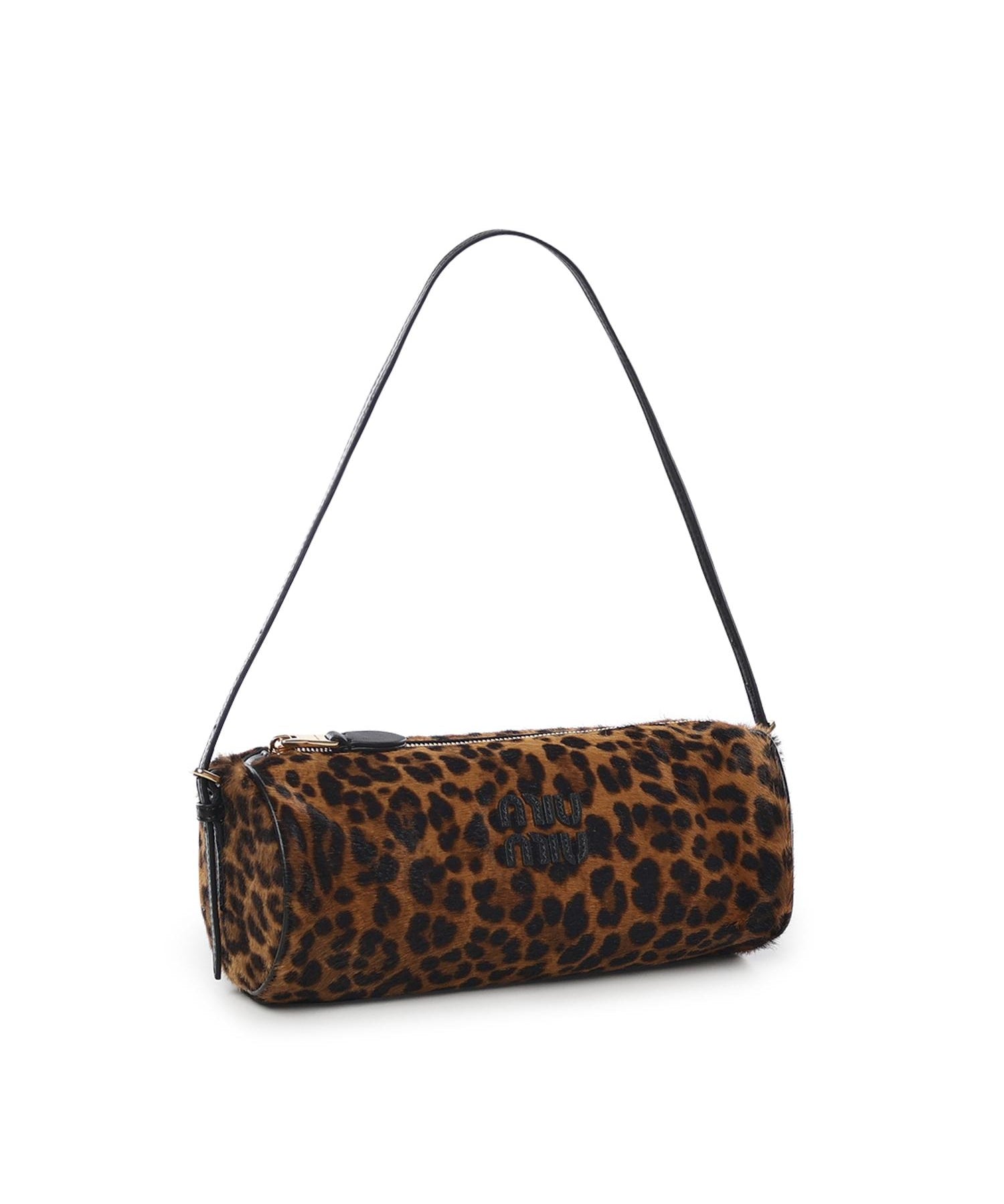 Pouch in pelle stampata 5NE851 2IFTF0151 MIU MIU 