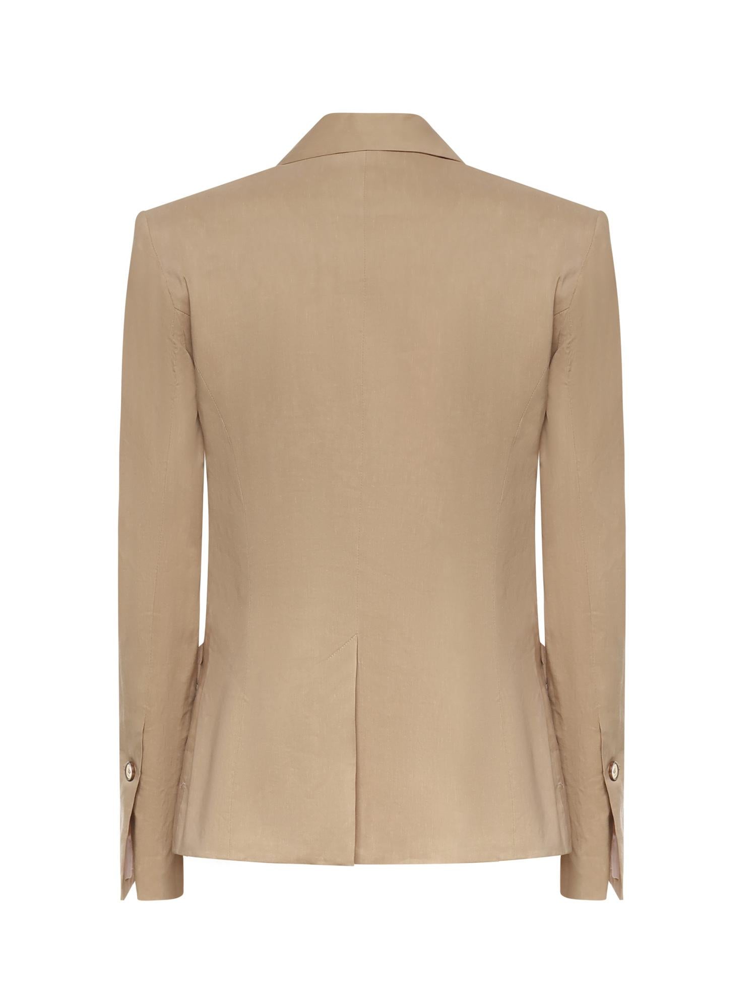 Giacca in misto lino 106597 A34ID41 PINKO 