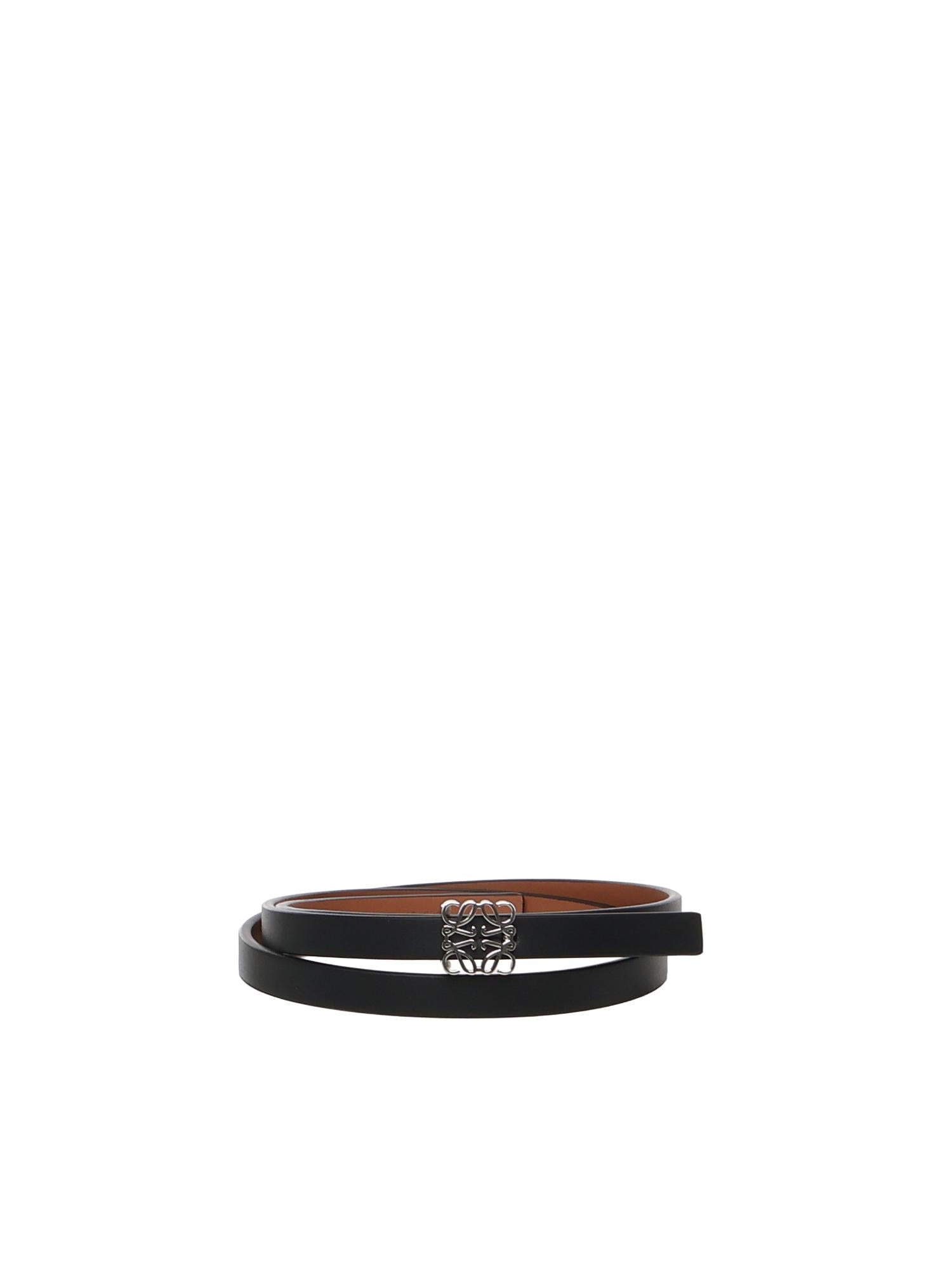 Cintura reversibile Anagram Cube in pelle E82111BX01 1555 LOEWE 