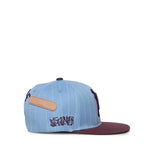 Cappello da baseball a righe DFM58031C0001PX BLU/PURP PDF CHANNEL 