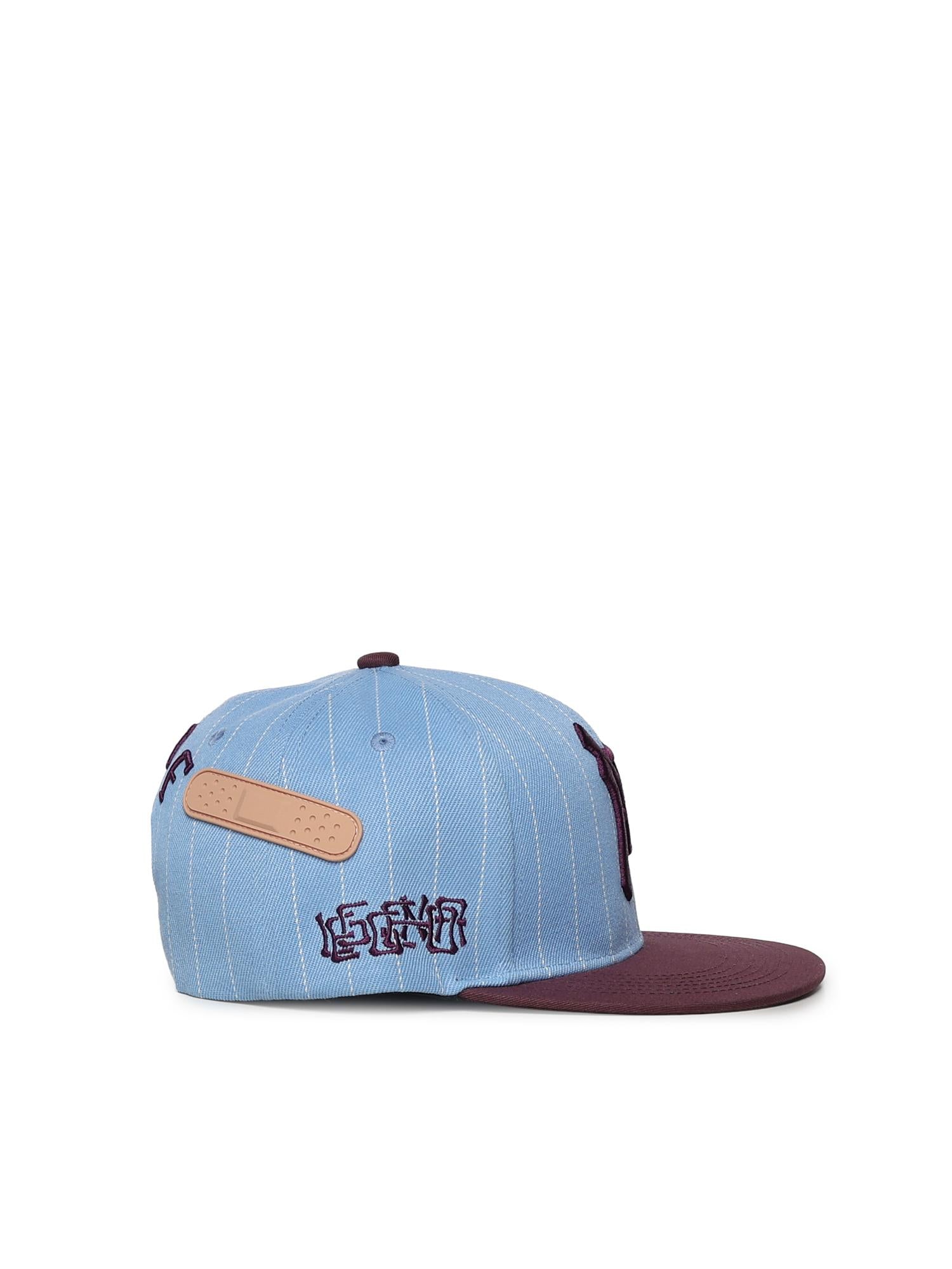 Cappello da baseball a righe DFM58031C0001PX BLU/PURP PDF CHANNEL 