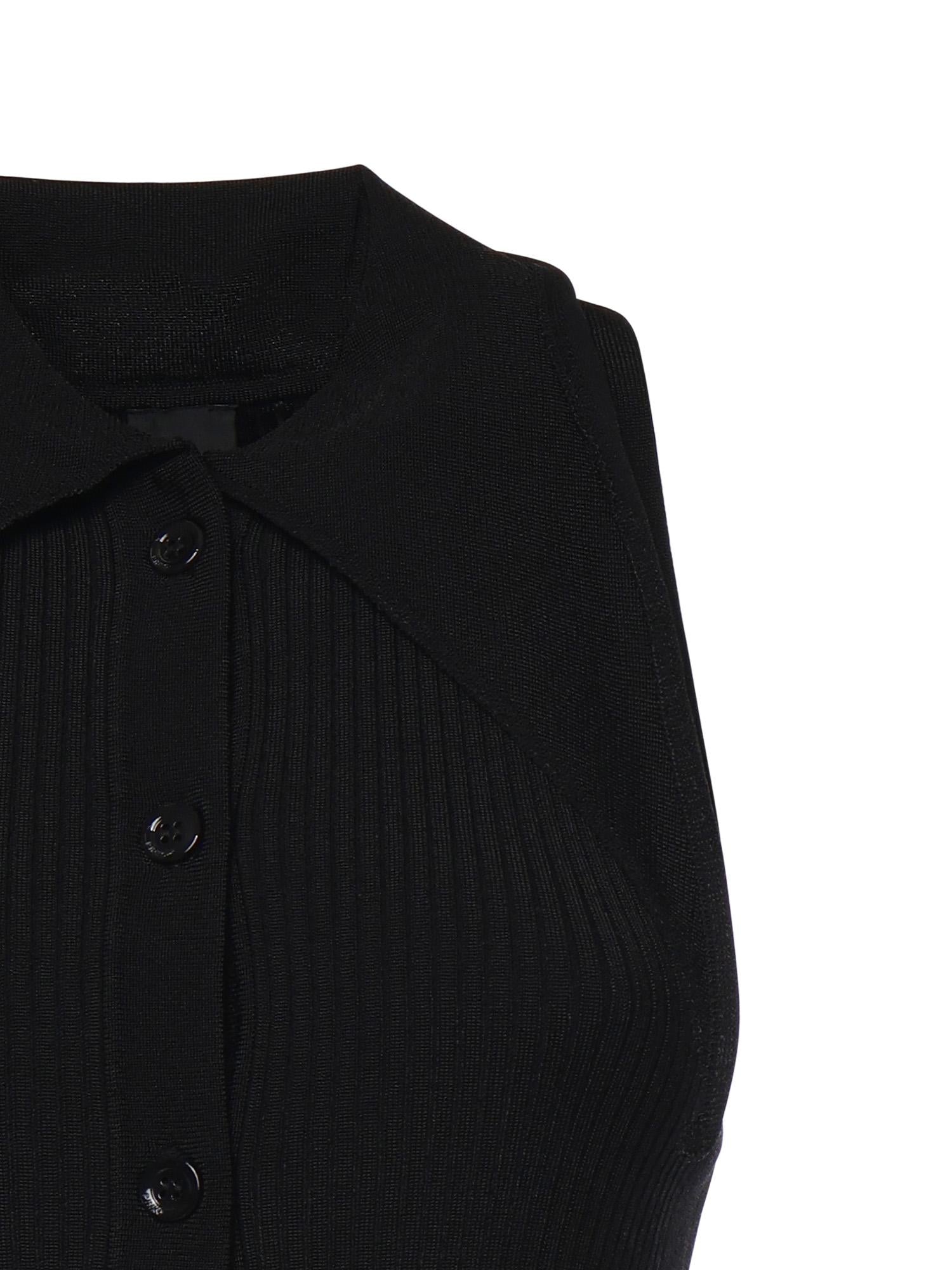 Top con nodo a bandana e bottoni 106315 A347Z99 PINKO 