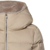 Piumino A-shape in arendelle e new lady faux fur PI001948D 12414Z1980 HERNO 